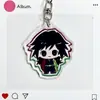 Llavero Demon Slayer Llavero de Acrílico de Anime Colgante Pequeño Regalo para el Campus Merchandising de Anime Llavero