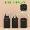 Cargador de Teléfono Móvil de Carga Rápida Multi-Puerto 4 USB + 2 PD, Cabezal de Carga de 150W, Nuevo Producto Transfronterizo, 5V2.4A, Regulaciones Europeas, Americanas y Británicas