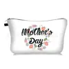 Bolsa de Cosméticos Nueva Estampada Transfronteriza Bolsa de Regalo para el Día de la Madre Bolsa de Almacenamiento de Cosméticos de Gran Capacidad Bolso de Mano para Mujer