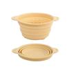 Cesta de Drenagem de Silicone Amazon Coador Dobrável de Aço Inoxidável Cesta de Vegetais para Pia de Cozinha Cesta de Frutas Doméstica Retrátil