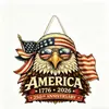 Letrero de Puerta del 250º Aniversario de Estados Unidos Transfronterizo Letrero de Puerta del 4 de Julio