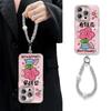 Funda para Teléfono Móvil con Patrón de Glaciar de Agujeros Finos, Tacto Suave, Antihuellas, Refrigerante, Borde Suave, Dibujo Animado Lindo, Estilo Ins de Gama Alta, Pareja, TPU