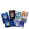 Crachás de trabalho em PVC em estoque, crachás de funcionário, cartões com retrato, crachás de funcionário da empresa, crachás de fábrica, cartões rígidos, personalização atacadista do fabricante