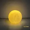 Lámpara de Luna de Vinilo para el Festival de Mediados de Otoño, Lámpara de Planeta, Lámpara de Atmósfera para Mesita de Noche, Lámpara de Luna Decorativa, Luz Nocturna Táctil, Directo de Fábrica