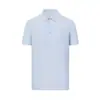 Banho de Gelo de Verão Lama Líquido Amônia Leve Casual de Negócios Esportivo Cor Sólida Camisa Polo Logo Personalizado Camisa da Cultura Corporativa Bordado