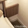 Mesita de Noche 2026 Modelo Nuevo Madera Maciza Plegable Alternativa Creativa a la Mesita de Noche Madera Maciza Pura Estantería de Dormitorio Almacenamiento en Pared