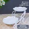 Arranjo de Aniversário Decorações de Mesa de Sobremesas Prateleira de Exibição de Casamento Europeu Mesa de Frutas Bandeja de Plástico para Bolo Suporte para Lanches