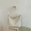 Bolsa de Palha Tecida Estilo Coreano Retrô Feminina 2026 Nova Moda Nicho Bolsa Saco Versátil para o Dia a Dia Bolsa Transversal
