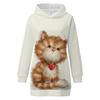 Sudadera nueva de 24 años con estampado navideño, suéter holgado europeo y americano transfronterizo de muñeco de nieve, impresión digital a D-made
