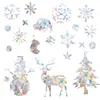 Atrapasoles Transfronterizos Pegatinas para Ventana Navideñas Adecuadas para Puertas y Ventanas de Vidrio Decorativas Pegatinas de Vidrio de Copo de Nieve Soporte para Cabello