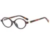 Monturas de gafas ovaladas de moda, gafas de lectura con bloqueo de luz azul a la moda, estilo retro coreano, lentes transparentes, envío gratis F