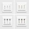 Pegatinas para Interruptores de Luz Decorativas para Pared Etiquetas Recordatorias Simples para Enchufes Pegatinas Luminosas de Identificación para Interruptores de Luz Estilo Luminoso