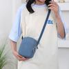 Oxford Cloth Small Bag Feminino Multicamadas Elegante Pequena Bolsa Casual para Celular Bolsa Feminina Elegante All-match Multifuncional Bolsa de Ombro para Mulheres