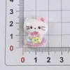 Gatito Bebé Brillante de Dibujos Animados DIY Perforable Accesorios de Resina Joyería Pasador Funda para Teléfono Celular Vaso de Agua Tocado