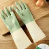 Guantes para Lavar Platos Duraderos Impermeables de Goma Látex Cocina Lavar Platos Lavar Ropa Resistentes al Desgaste Guantes a Prueba de Abejas