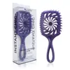 Pente de Cabelo Platinum Fly Design Original Redemoinho Vazado Estilo Doce para Meninas com Design Vazado em Forma de Leque para Estilização Rápida