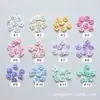 Peças de Flor em Forma de Contas de 18mm Aplique para Vestido de Casamento Roupas de Bebê Acessórios de Cabelo Chapéu Flor Decorativa DIY Acessórios para Roupas
