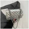 Bolso de Cadena Acolchado de Moda con Textura de Gama Alta para Mujer 2026 Nuevo Elegante Bolso de Hombro Estilo Chanel Bolso Cruzado Pequeño Cuadrado