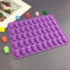 Molde de Silicona de Calavera de 50 Hoyos para Hielo, Hielo, Bloque de Hielo, Galleta, Chocolate, Pastel, Horneado, Hecho a Mano, Decorativo, Molinillo