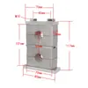 Abrazadera de tubo de aleación de aluminio de alta resistencia GB, abrazadera doble superior e inferior, abrazadera de fijación, soporte de agua, abrazadera doble de aleación de aluminio