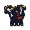 Dibujos animados Terror Halloween PVC plástico blando epoxi hebilla decorativa desmontable zapatos de agujeros flor hebilla de zapato transfronterizo accesorios DIY