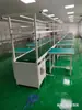 Taller Montaje Banda Transportadora Producción Clasificación Mesa de Trabajo Antiestática Empaque Plano Perfil de Aluminio Fábrica