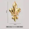 B- 420 canto de vara para móveis imitação ouro canto decorativo caixa de madeira peça de canto de vara de ferro 53*33MM
