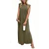 Vestido largo holgado informal de verano para mujer, Amazon Explosions 2024
