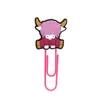 Clips para Papel de Vaca de Dibujos Animados Más Vendidos Transfronterizos Marcadores de Páginas Portátiles para Estudiantes Clips para Libros Suministros de Oficina Clips para Papel Regalos Creativos