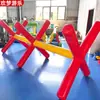 Accesorios Inflables de Aire Moldeado Túnel Arcoíris Puente Arcoíris Triángulo Estructura de Escalada Pirámide Cuerpo Juego Inteligente Padre-Hijo Entrenamiento