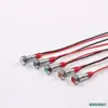 Luz Indicadora de Metal 6mm LED Universal AC/DC Cinco Cores 3V 5V 12V 24V 2