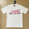 Comercio Exterior Transfronterizo Hellstar Hellstar Marca de Tendencia Europea y Americana Talla Grande Holgada Sudadera Camiseta Casual de Manga Corta para Hombre y Mujer