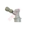 Conector de barril para entrada y salida de barril de cerveza conector para elaboración casera Keg conector rápido blanco y negro BALL LOCK