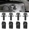 Clipe Metálico em Forma de U Para-choque Motor Chassi Protetor Fixador Parafuso M6 Carroceria Porca em U Suprimento Exclusivo Transfronteiriço