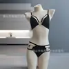 Comércio Exterior Transfronteiriço Nova Roupa Íntima Sexy Roupa Íntima Sexy Feminina de Três Pontos com Recortes em Forma de Coração Traje Sexy
