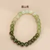 Contas de jade natural, materiais de cristal de jade Hetian, pulseiras personalizadas DIY, materiais de jadeíta antigos, pulseiras de atacado