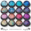 Cross-border Magic 5mm coração oco amor nail art lantejoulas ultra-fino laser flash flash diamante em pó nail art jóias
