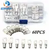 Explosiones transfronterizas de ebay SC terminal desnudo oreja tubo de cobre sellado conector de cable de batería 60 piezas/terminal de soldadura