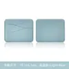 Portatarjetas de Cuero para Llevar en el Bolsillo Transfronterizo Ranura Grande para Tarjetas Portatarjetas Pequeño Ranura Múltiple para Tarjetas Compacto de Cuero PU para Mujer Portatarjetas