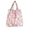 Bolsa de Compras Plegable Nueva Supermercado Transfronteriza Bolsa Tote Portátil de Tela Floral Bolsa Tote de Compras de Supermercado Bolsa de Comestibles