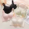 Sujetador Inalámbrico Ab Engrosado para Pechos Pequeños, Push-Up, Ultra Grueso, Mejora la Apariencia, Sin Copa Vacía, Ropa Interior para Mujer