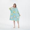 Amazon Europeia e Americana Tamanho Plus Feminino Casa Fresco Pijama Camiseta Verão Meninas Gordas Aparência Emagrecedora Camiseta de Viscose