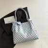 Bolso de mano informal único de lunares, gran capacidad, elegante, estilo perezoso, moda, simple, para ir al trabajo y uso artístico