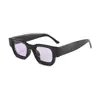 Óculos de Sol Quadrados Pequenos com Lentes Côncavas Moda Popular Europeia e Americana Óculos de Sol Masculinos Óculos de Sol Retro Punk Saltitantes