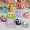 Accesorios luminosos hechos a mano para bricolaje, boca de salchicha tridimensional, zapatos de payaso, pegamento de crema para bricolaje, funda para teléfono móvil, accesorios para bolso, llavero