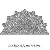 6545/6546 Lace Decorativo Metal Aço Carbono Die DIY Corte Die Fornecimento Transfronteiriço Junho 2024