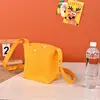 Bolsa Transversal de Lona com Estampa Personalizada para Crianças Ecológica DIY Pequena Bolsa para Aluno de Jardim de Infância Branca de Ombro Único Tecido Feita Sob Medida