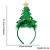 Fivela de Cabeça de Chifre de Desenho Animado Infantil Tiara de Árvore de Natal Decorações de Natal Chapéu de Natal Tiara de Bola de Pelo de Estrela Acessórios de Cabelo