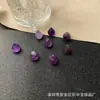 Popular Amazon transfronterizo Piedra de Tigre de Cristal de Jade 10mm piedra desnuda aretes cónicos accesorios suministro directo de fábrica