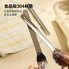 Palillos de acero inoxidable, tenedor, cuchara, vajilla, apto para trabajadores de oficina, caja portátil para llevar, juego de tres piezas para un solo uso